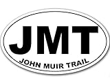 Oval JMT John Muir Trail National Park Sticker (decal bumper)