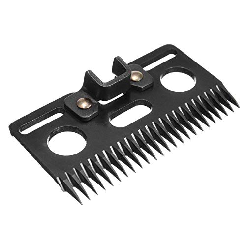 TAKEKIT Horse Clippers Replacement Blades, Detachable Universal Blades for Professional Horse Grooming Clippers, Top and Bottom, Stainless Steel, 35-Teeth