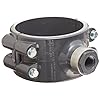 Spears-867-SR-Series-PVC-Clamp-On-Saddle-with-EPDM-O-Ring-Zinc-Bolt-Stainless-Steel-Reinforced-Outlet-Schedule-80-IPS-OD-x-NPT-Female