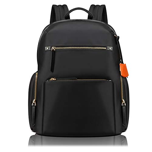 BOPAI 14 inch Laptop Backpack for Women Casual Daypack Backpack College Waterproof Travel Backpack for Women, Black - Thumbnail 6
