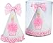 Mud Pie Baby Birthday Pink and White Hat, Cupcake