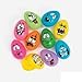 Pack Of 10 Smiley Faced Crazy Faces Plastic Easter Egg