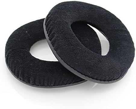 105MM Velour Replacement Ear Pads / Ear Cup / Ear Cushions For Audio Technica ATH-AD1000X ATH-AD2000X AD900X AD700X Headphones (Black)