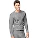 Hanes Mens Organic Cotton Thermal Crew (14500) Heather Grey 2XL
