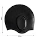 KATTEONG Swimming Cap Silicone Non-toxic Tasteless Long Hair Swim Cap with 3D Ergonomic Design Ear Pockets and Great High Elasticity for Teenagers Women and Adults Keeps Hair Clean Ear Dry