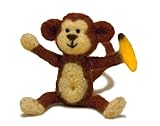 Dimensions Needlecrafts Needle Felted Character Kit, Monkey