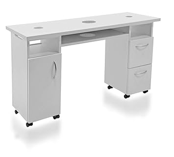 Studiotisch - DR-03 inkl. Staubabsaugung SA-40, Nageltisch, Manikürtisch