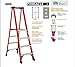 Louisville Ladder 3-Foot Fiberglass Platform Step Ladder, 375-Pound Load Capacity, Type IAA, FXP1803HD