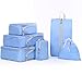 Travel Packing Cubes 6 Set, Luggage Packing Organizers for Week Trip, Packing Bags Large/Medium/Small + Shoe Bag