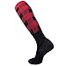 Merino Wool Plaid Ski Socks – Comfortable Warm for Men, Ladies Skiing Sock