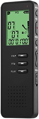 Voice Recorder, 8GB Sound Voice Activated Audio Recorder - Rechargeable Portable Digital voice recorder Dictaphone / MP3 Player/TF Card Expansion, Recording Device by POLEND