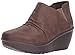 Skechers Women's Parallel-Curtail-Twin Gore Ruched Bootie Ankle Boot, Chocolate, 8.5 M US