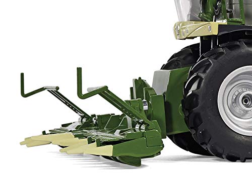 siku 4066, Krone BiG X 580 Maishäcksler, 1:32, Metall/Kunststoff, Grün/Beige, Faltbares Maisgestell, Lenkbare… – Bild 6