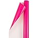 JAM Paper Solid Color Glossy Wrapping Paper Roll - 12.5 Sq Ft - Hot Pink - Sold Individually