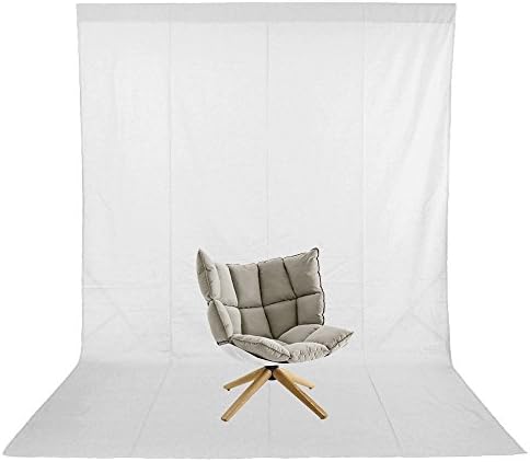 COWEEN White Photography Backdrop 6X9 Feet Photo Backdrop 1.8 x 2.7 M Photography Backdrop Collapsible Photo Booth Background