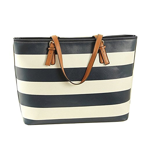 stripe handbag
