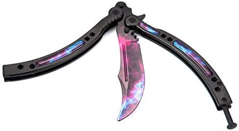 Enhanced Practice Training Tool with with Unsharpened Blade (rainbow) (bluesky)