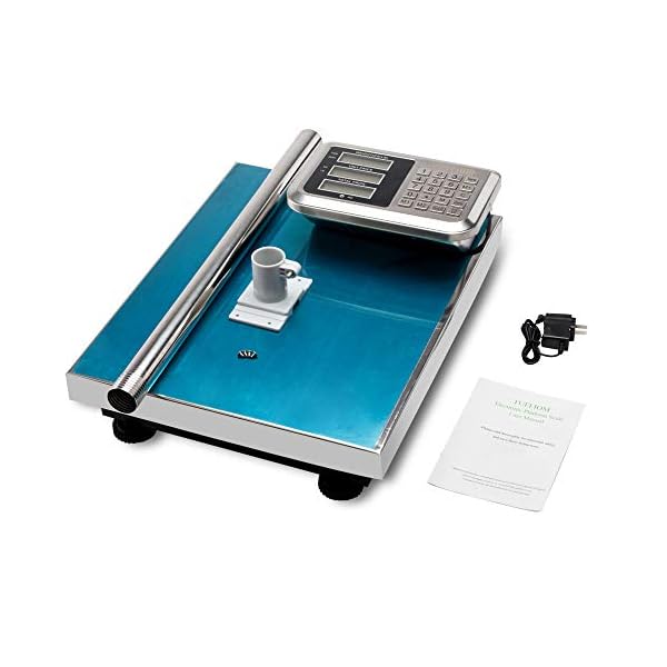 Báscula Balanza Digital 300 kg Pantalla LCD acero inoxidable - Imagen 8