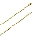 The Bling Factory 2.3mm 24K Gold Plated Ball Chain Necklace, 24