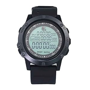 MOOUK Digitale Sport Stopwatch Timer, Voetbal Stop Horloge Timer Casual Lichtgevende Stopwatch Alarm Voetbal Horloge…