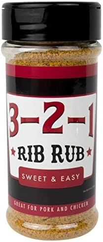 3-2-1 Rib Rub - Make Perfect BBQ Ribs, Chicken, and Pork Every Time - 3-Step Recipe Included