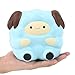 AOLIGE Jumbo Squishy White Sheep Slowing Squishies Kawaii Kids Fidget Toys Stress Relief Toy (Blue Sheep)
