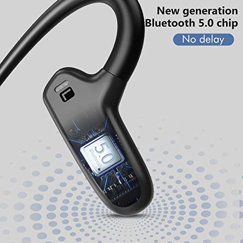 Wireless Earbuds Ear Bluetooth Sport Earphone 5.0 in-Ear Wireless Headphones with IPX5, Touch Control, TWS Ear Buds W/Mic & Charging Case Ideal for Running Workout Gym - Black