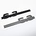 US85 Direct 2X 6.3 AMG Genuine Emblem Fender Left& Right Adhesive Logo Badge Nameplate Decoration Sport for Mercedes-Benz OEM ABS (Matte Black)