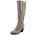 Fergalicious Womens Cally Closed Toe Knee High Fashion Boots