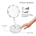 Vanity Travel Mirror - VAKOO Portable LED Makeup Mirror, Compact Folding 1X/10X Magnifying Vanity Mirror, Cosmetic Makeup Mirror for Bathroom/Table/Home Decorative