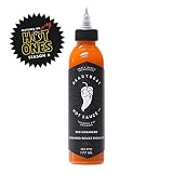 Heartbeat Hot Sauce - Red Habanero, 6 oz. - Small Batch & Handmade, Vegan, Gluten Free, Preservative Free, Featured on Hot Ones!