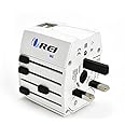 OREI Travel Adapter, Worldwide All in One Universal Power Converters Wall AC Power Plug Adapter Power Plug Wall Charger with
