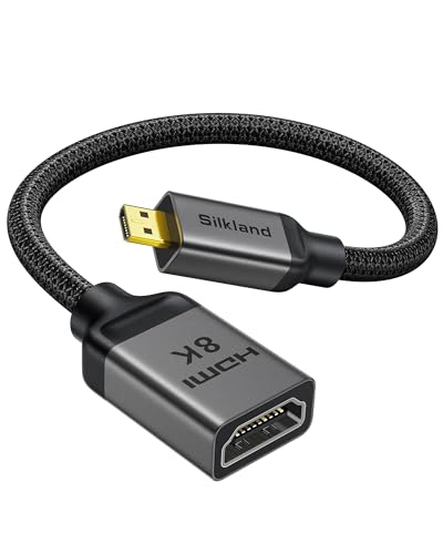 Silkland 8K 4K Micro HDMI HDMI Adapter