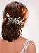 Yean Wedding Hair Comb Rhinestones Opal Crystal Vintage Bridal Hair Clips Combs for Brides and Bridesmaids (Gold)