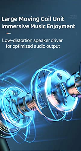 Wireless Earbuds Bluetooth 5.1 Headphones in Ear True Wireless Stereo Long Playtime Bluetooth Earbuds Built-in 4 Mics Waterproof Smart Touch Control Enhanced Bass LED Display Headset for Sport Work