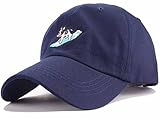 OVOY SkateBoard Dog Embroidered Strapback Baseball Cap Adjustable Dad Hat