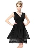 Ever Pretty Women's Sexy Double V-neck Ruched Cocktail Party Dress 00279