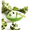 Herb Leaf Stripper BPA-Free Plastic Holes Vegetable Leaf Separator Value 3 Pack Stripping Tool for Chard, Collard Greens, Kale, Basil, Leafy Green Rosemary Herb Kitchen Gadgets (Mixed Color, 3)