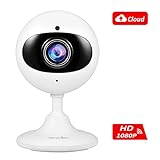 Wansview Wireless Security Camera, 1080P HD WiFi Home Security Indoor IP Camera with Motion Detection, Night Vision and Two-Way Audio for Baby/Elder/Pet/Nanny- Cloud Storage Included-White