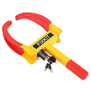 FIXKIT bandenklem wielklem parkeerklauw met slot wielklemslot diefstalvergrendelingen wielvergrendeling…