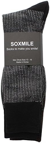 Soxmile Magic Show Party Socks for Big and Tall Men - 3pack Gold, Silver, Green