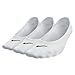 Nike Everyday Lightweight Footie Training Socks, Nike Socks Women, White/Black (3 Pair), S