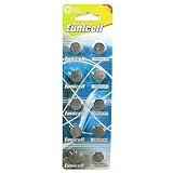 10 Eunicell AG12 / LR43 / 186 / 386 Button Cell Battery Long Shelf Life 0% Mercury (Expire Date Marked)