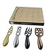 Premium Culinary Cheese Knives Gourmet Kitchen Knife Set - 4 Designed to Cut, Slice, Shave, Spread and Serve best for All Hard and Soft Cheeses. Perfect Gift for Entertaining and Home Decor