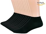 I&S Men's 12 Pack Low Cut No Show Ankle Socks - Socks Men Size 10-13