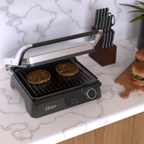 Grill Elétrico Multiuso Inox Oster 2 em 1-127V