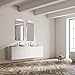 Cloudy Bay LED Bath Vanity Light 24-inch 4000K NaturalWhite,Dimmable 24W,Brushed Nickel