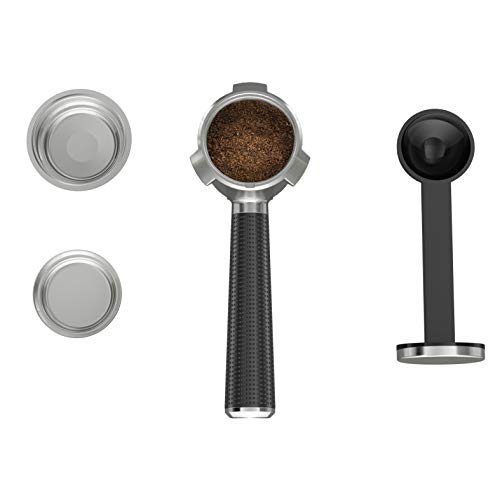 Krups Virtuoso XP442C Siebträgermaschine | Espressomaschine | mit Milchschaumdüse | 15 bar Pumpendruck | nur 15 cm breit… – Bild 3
