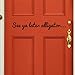 YINGKAI See Ya Later Alligator Quote for Your Front Door Sign Vinyl Carving Wall Decal Sticker for Home Goodbye EntrywayWindow Decoration (Black)