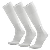 Three street Unisex Sport Long Knee-High Breathable Soccer Running Compression Socks(2-12 Pairs)